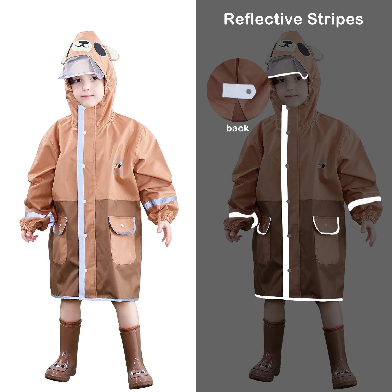 Дитячий дощовик Livacasa Легкий дощовий пончо, фото №3 Дитячий дощовик Livacasa Легкий дощовий пончо, фото №3