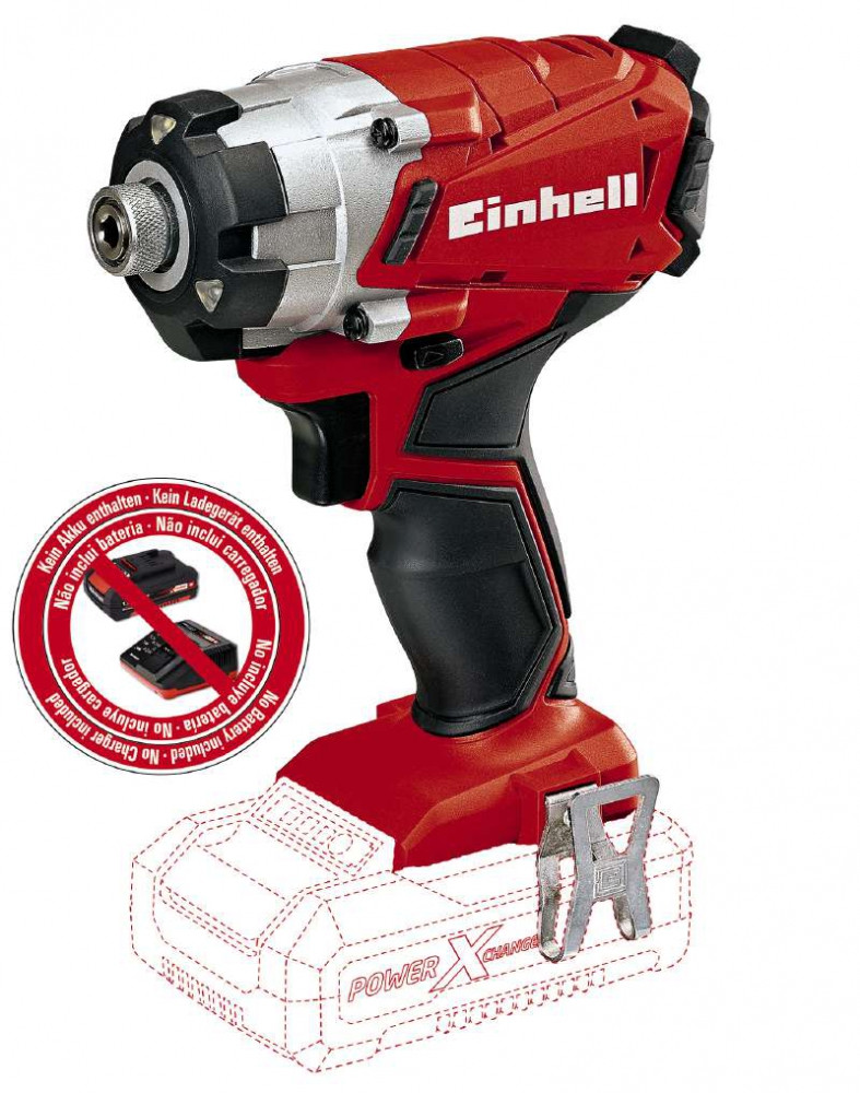 Einhell Шуруповерт ударний TE-CI 18/1 Li акум Solo 0-2300 об/хв 140 Нм, фото №8