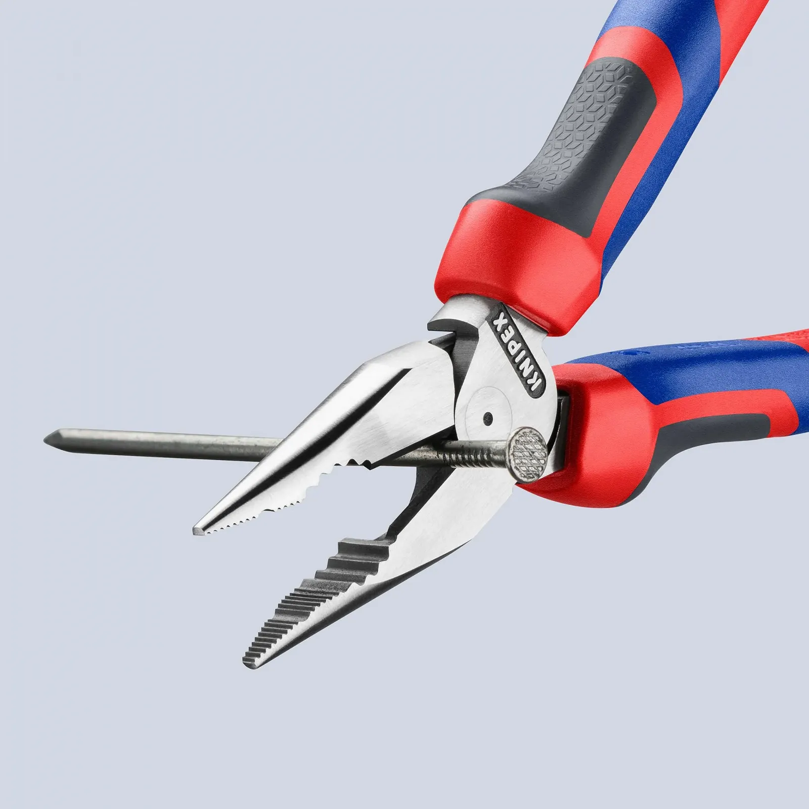 Комбинированные плоскогубцы KNIPEX 08 22 185 с удобными ручками, черные, атласные, 185 мм, фото №4