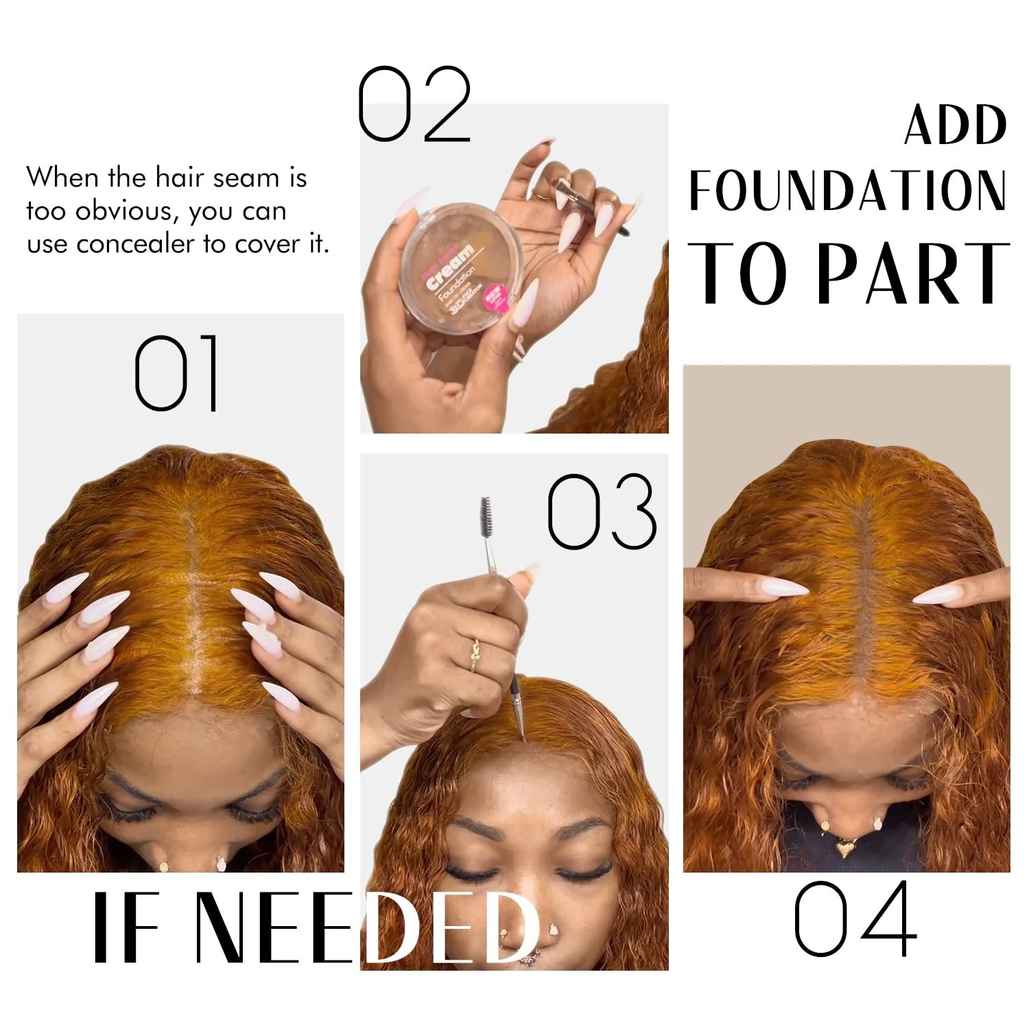 Пов'язка для перуки Dreamlover Нековзка регульована, фото №7