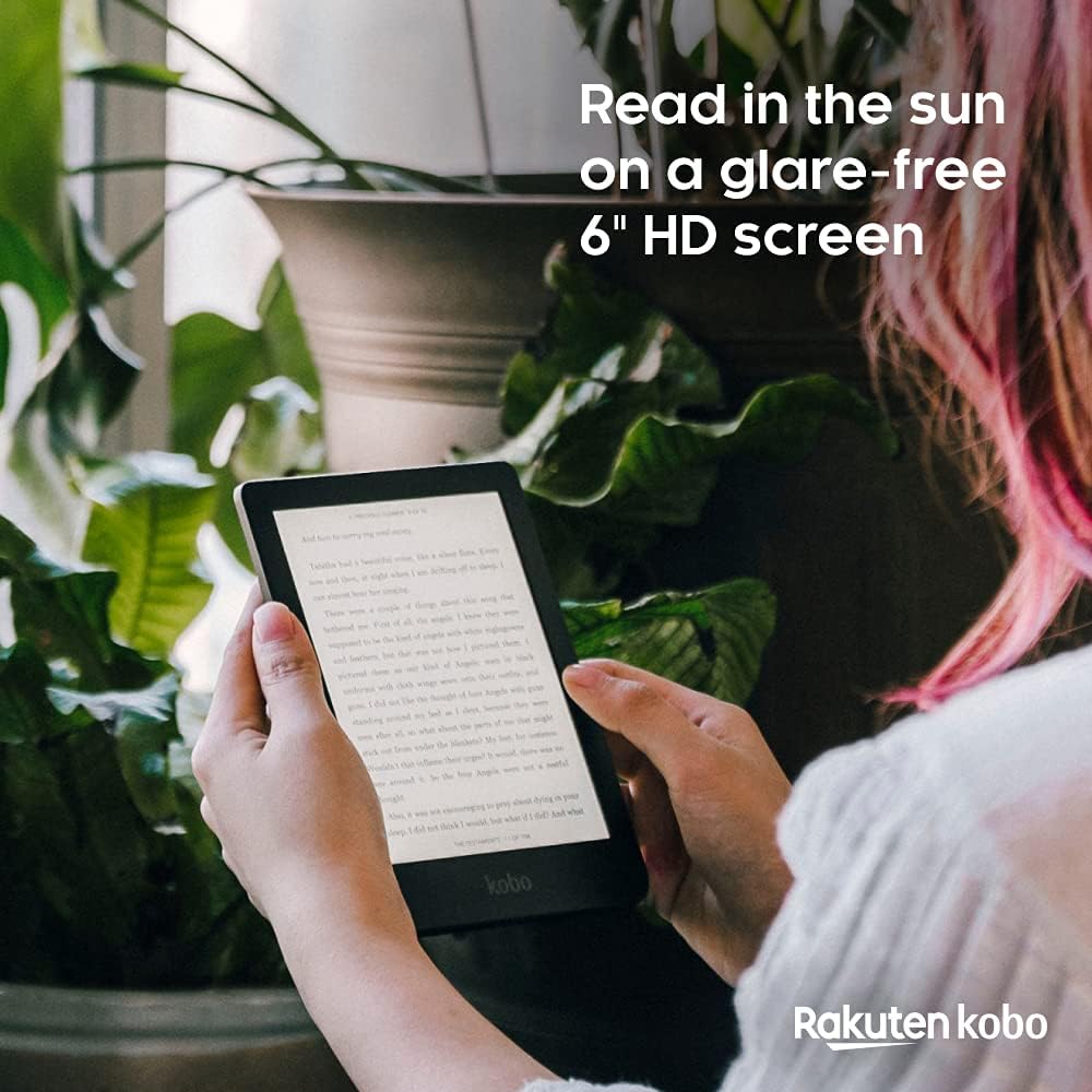 Електронна книга 6" Kobo Clara BW / 16ГБ / Wi-Fi / Bluetooth / Кольоровий сенсорний E-Ink екран (1442 х 1072) / Вологозахищеність IPX8 / Чорна, фото №4