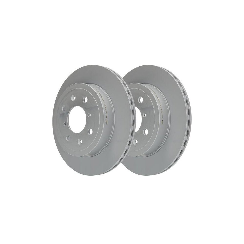 Тормозной диск ATE 24.0117-0106.1 передняя ось, фото №2