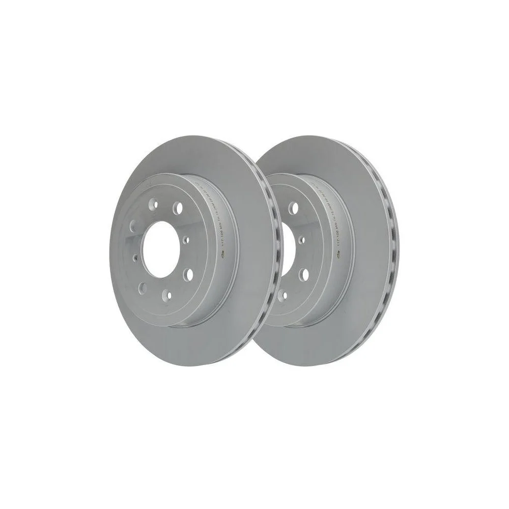 Гальмівний диск ATE 24.0117-0106.1 передня вісь, фото №1