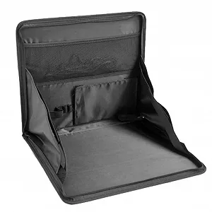 Столик для ноутбука в автомобіль Ciieeo 1 x складаний для ноутбуків та їжі, складана полиця для подорожей, роботи та їжі в машині, легкий та практичний - Фото 1