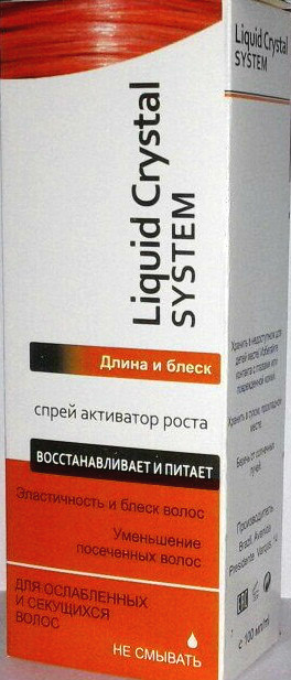 Liquid Crystal System спрей-активатор росту волосся Liquid Crystal System, фото №2