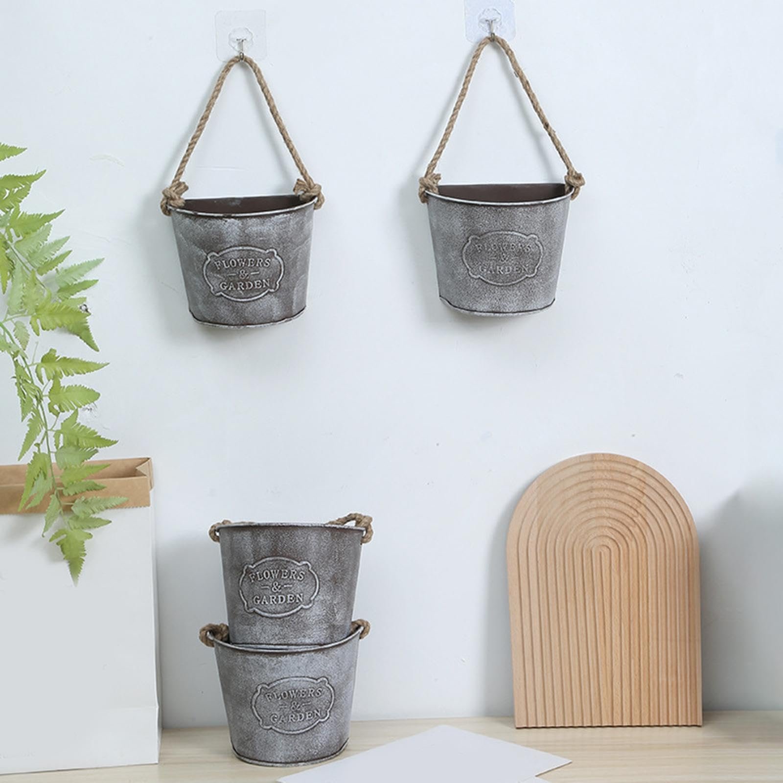 Підвісний горщик для квітів Harilla Залізний Vintage, фото №6 Підвісний горщик для квітів Harilla Залізний Vintage, фото №6