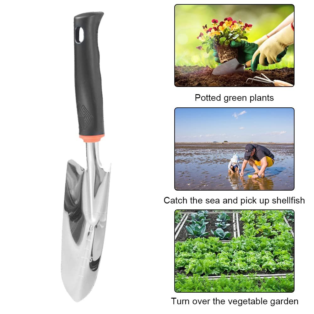 Лопата совковая садовая из нержавеющей стали, ручная., фото №7