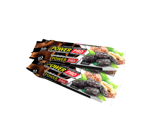 Протеиновые батончики Power Pro 36% орех Nutella чернослив и волошский орех (60 грамм), фото №1 Протеиновые батончики Power Pro 36% орех Nutella чернослив и волошский орех (60 грамм), фото №1