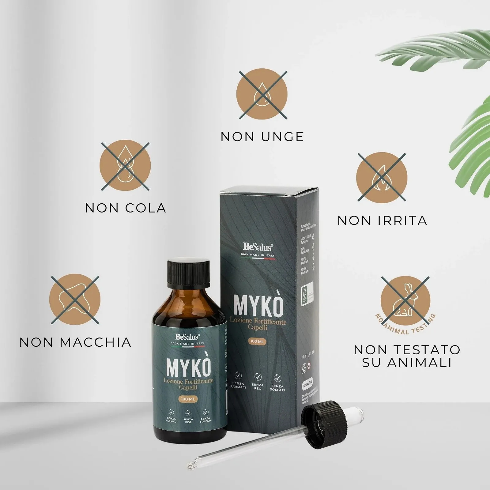 Лосьйон проти випадіння волосся Mykò для чоловіків і жінок, 15 мл, Зміцнюючий, фото №5 Лосьйон проти випадіння волосся Mykò для чоловіків і жінок, 15 мл, Зміцнюючий, фото №5