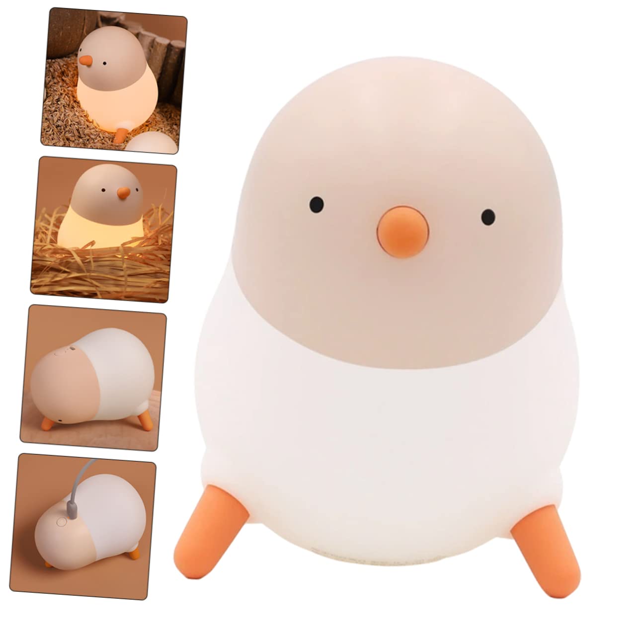 Світильник нічник OSALADI Дитячий мультяшний Курча Набір з 2 шт., фото №4