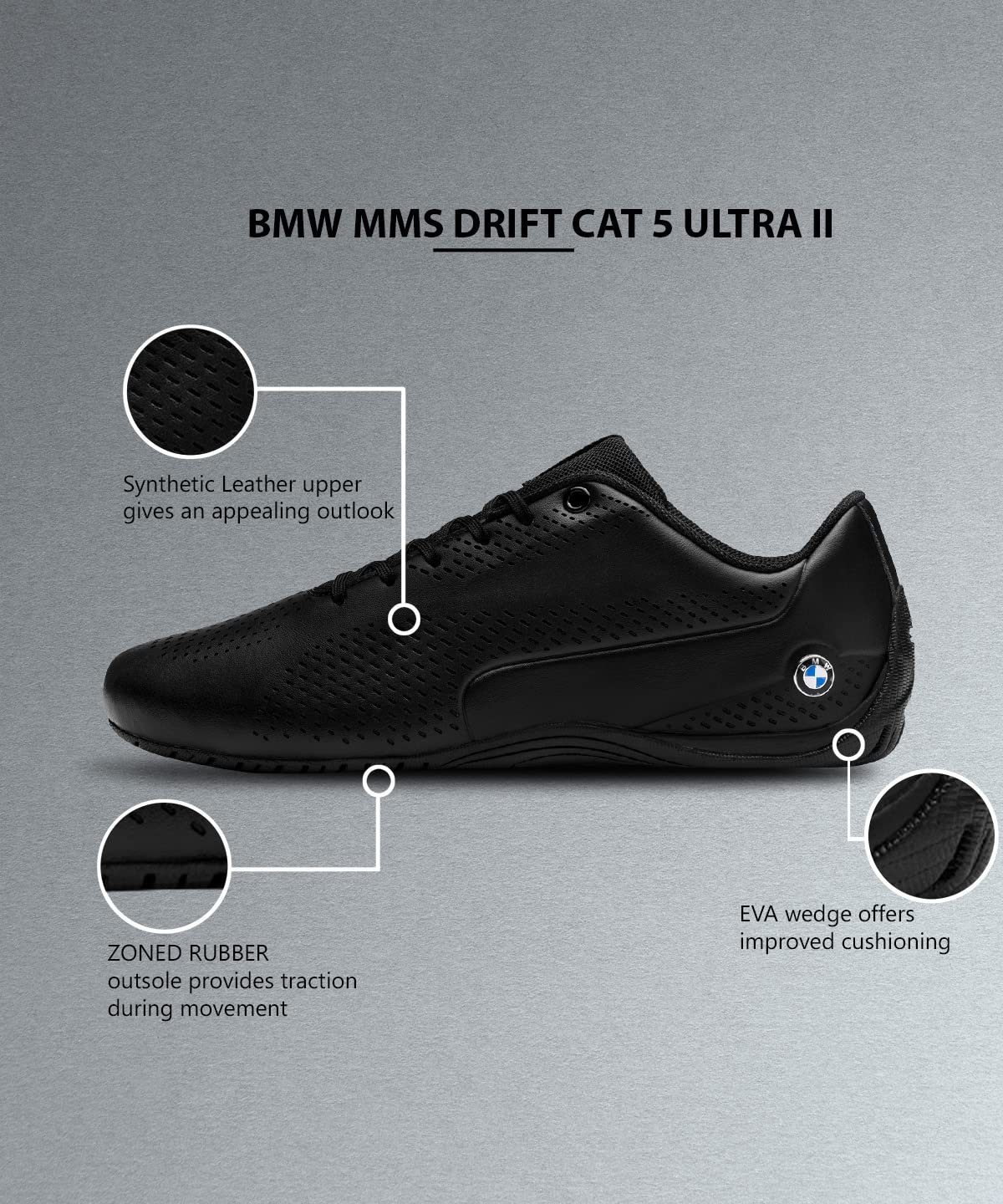 Взуття PUMA BMW M Motorsport Drift Cat Ultra 5 II, фото №5 Взуття PUMA BMW M Motorsport Drift Cat Ultra 5 II, фото №5