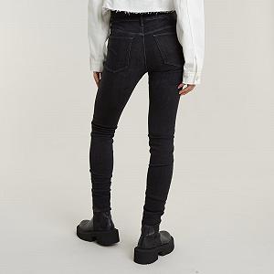 Женские джинсы G‑STAR RAW 3301 Skinny Wmn Elto Black Superstretch - 28 synthetic.ua - Фото 1