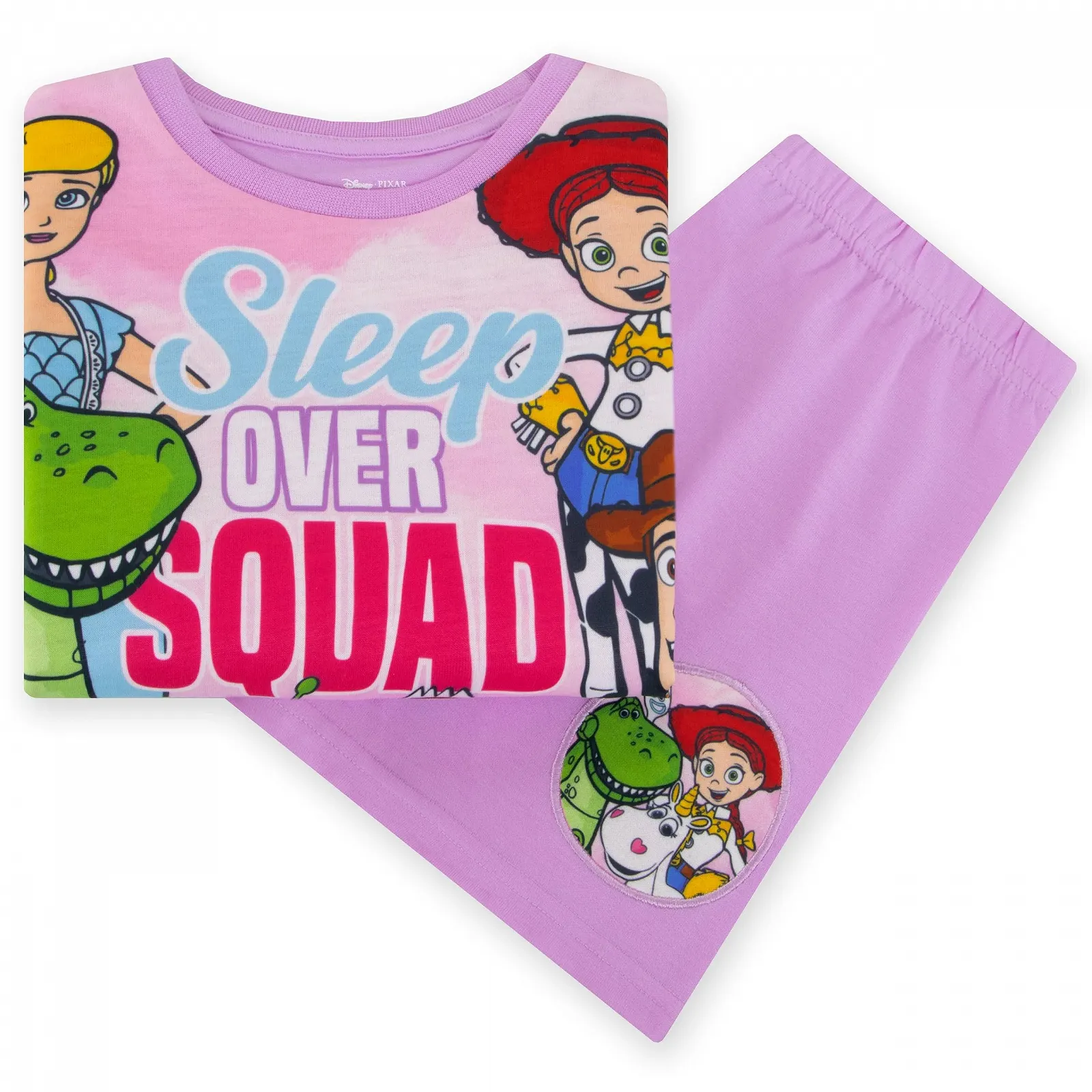 Піжама Disney Toy Story Вуді та Базз Лайтер для дівчаток, літня, дитяча, коротка, фото №9 Піжама Disney Toy Story Вуді та Базз Лайтер для дівчаток, літня, дитяча, коротка, фото №9