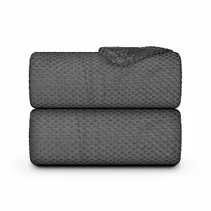 Покривало Cashmere Touch 150 x 200 см (Антрацит) synthetic.ua - Фото 1