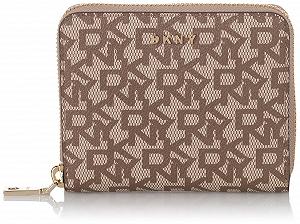 Гаманець DKNY Bryant Small Zip Around з логотипом Chino/Caramel - Фото 1