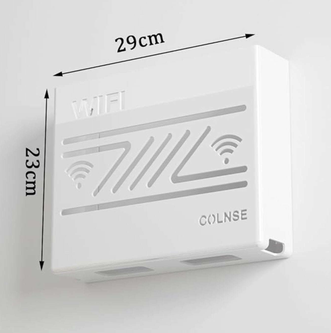 Полка-держатель для роутера настенная COLNSE L Белый, фото №3