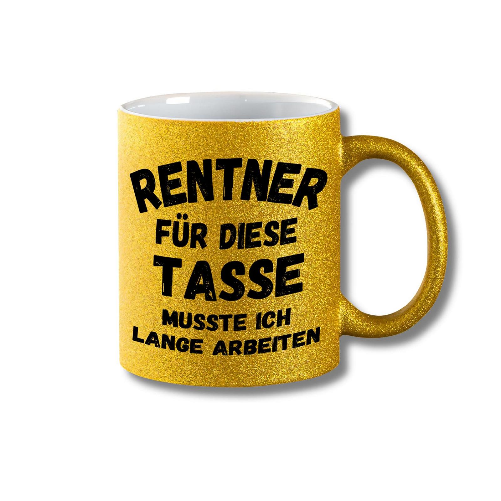 Кухоль Подарунковий Пенсіонер (Золотий), фото №1