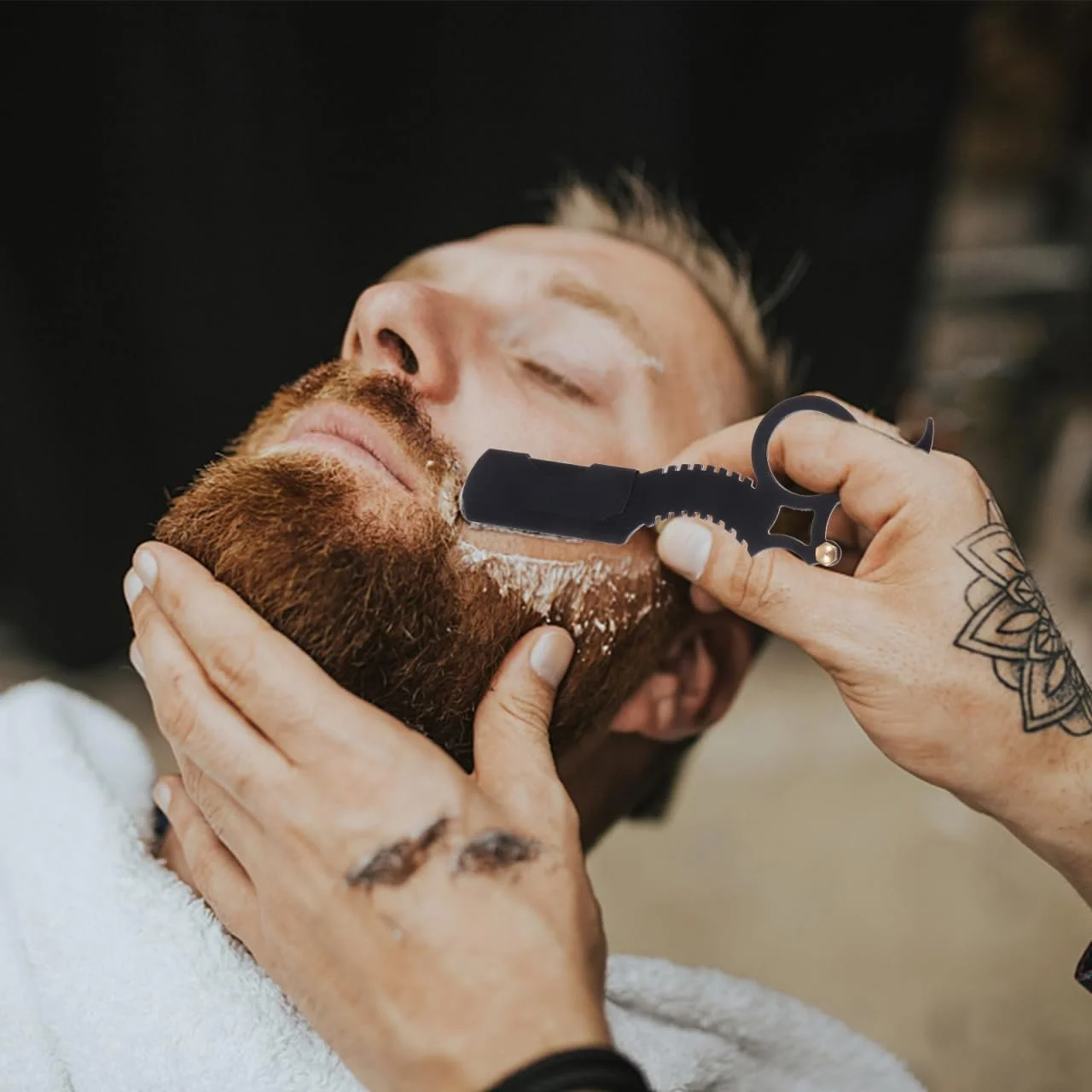 Опасная бритва Vintage Beard Razor 2 шт. Нержавеющая сталь, фото №2 Опасная бритва Vintage Beard Razor 2 шт. Нержавеющая сталь, фото №2