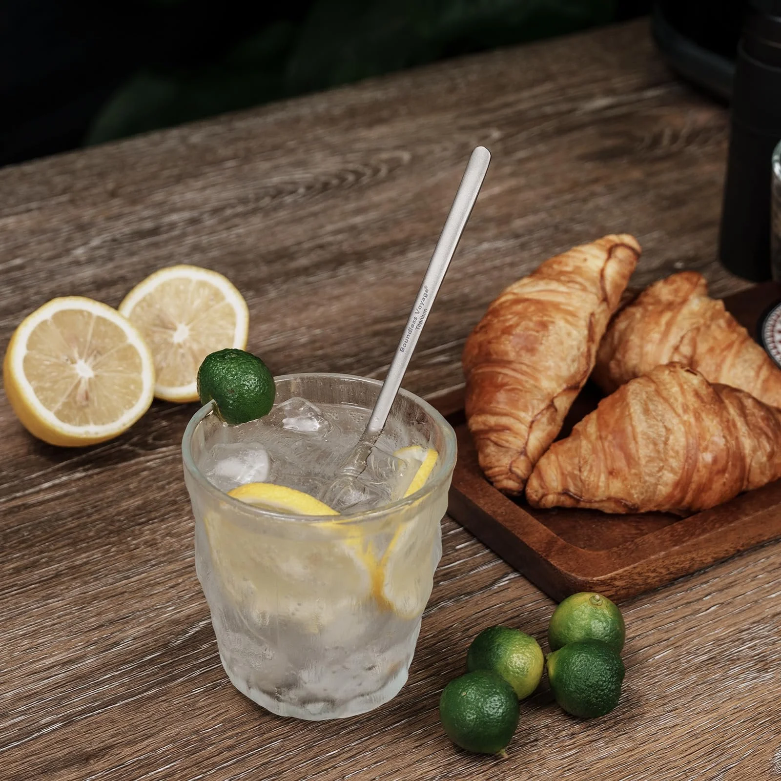 Ложка кофейная Titan Boundless Voyage Ti1034T+Ti1035T, 19,3/22,8 см, для латте, эспрессо, горячего шоколада, десерта, фото №8