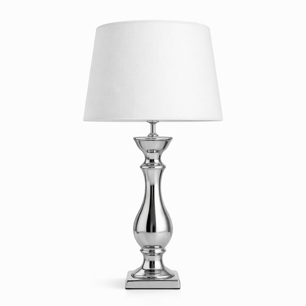 Настільна лампа 60 см E27 Silver White Energy Class A, фото №1