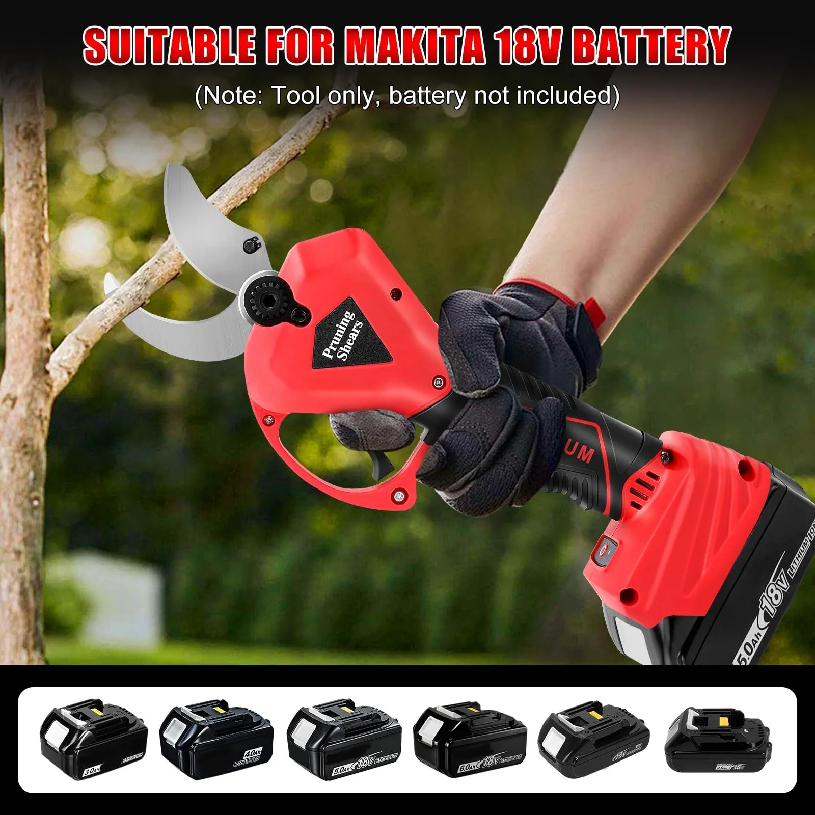 Акумуляторний секатор Kistrba Лезо SK5 65 мм, фото №4