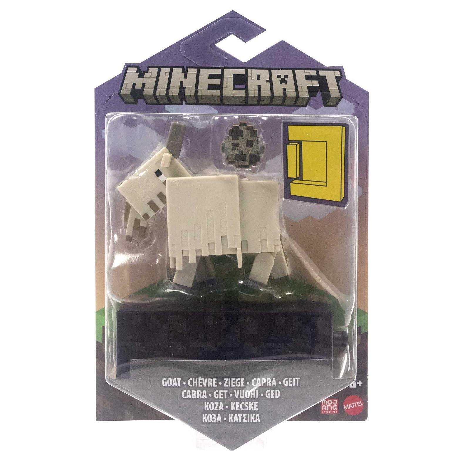Фігурка Mattel Minecraft HDV15 Коза, близько 8 см, з 1 будівельним елементом та аксесуарами, фото №6