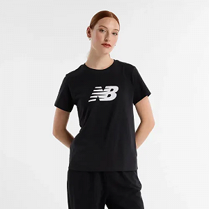 Футболка жіноча New Balance Sport Jersey Logo  WT43582BK L - Фото 1