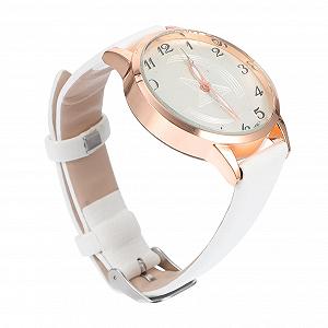 Купить Женские Часы WRITWAA Золотые с Белым Ремешком из Искусственной Кожи PU - Фото 1 Женские Часы WRITWAA Золотые с Белым Ремешком из Искусственной Кожи PU - Фото 1