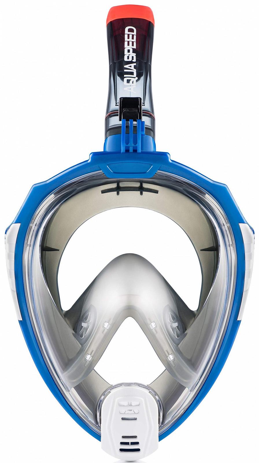 Маска Aqua Speed повнолицьова для снорклінгу Панорама 180°, фото №2