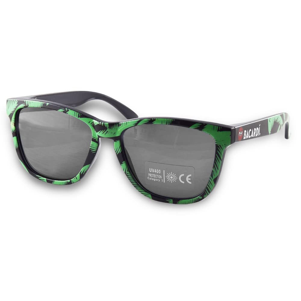 Сонцезахисні окуляри Bacardi Palm Tree UV400, чорні, фото №1