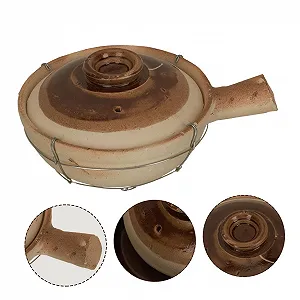 Горшок для запекания VALICLUD керамический с двумя ручками synthetic.ua - Фото 1