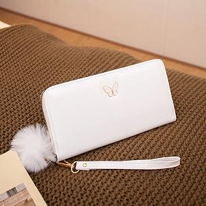 Кошелек Fashion Bow Dekoration Практичная легкая сумочка на молнии White One Size synthetic.ua - Фото 1