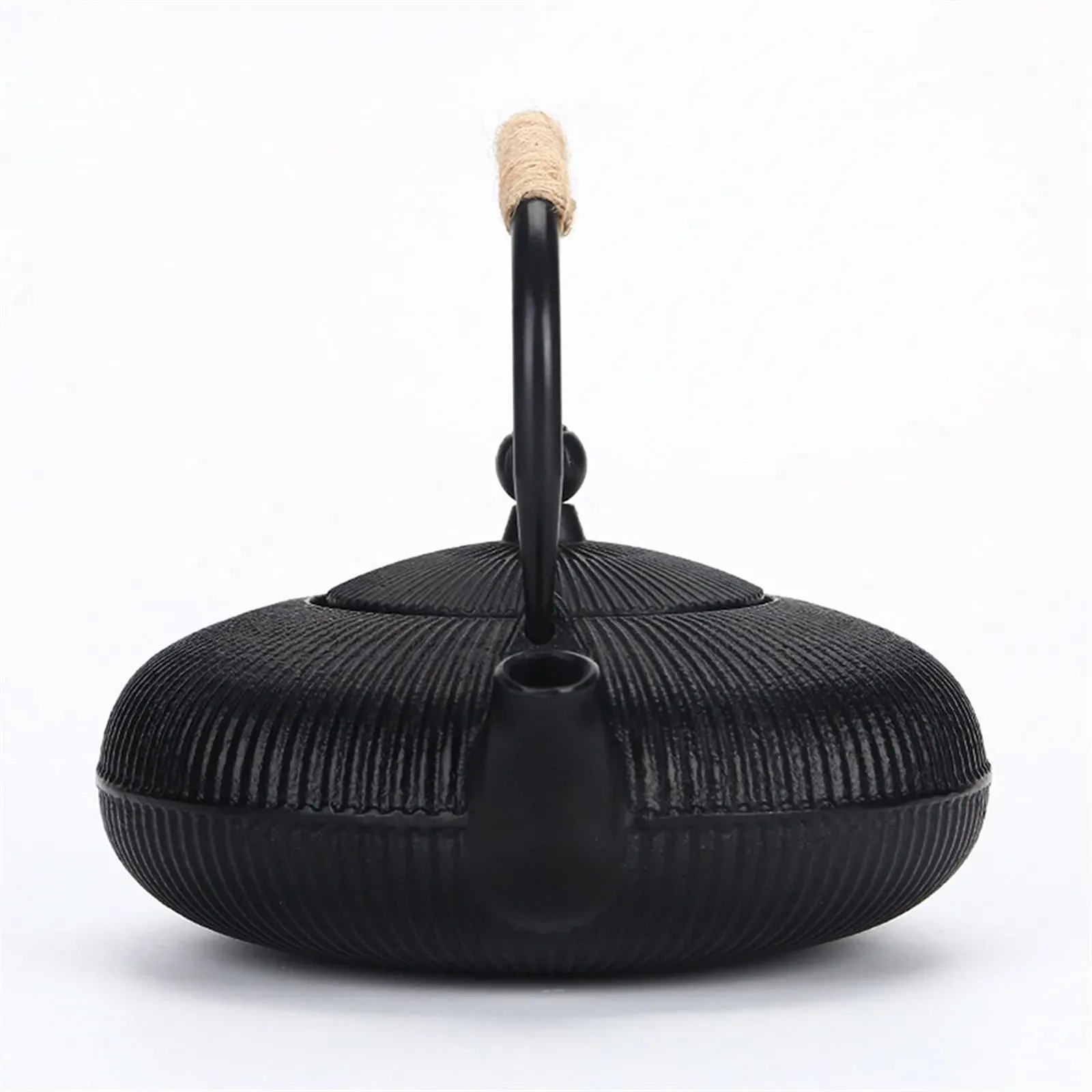 Чайник Чавунний з фільтром Плоский для кип'ятіння води Електрична керамічна плита 800 мл, фото №3 Чайник Чавунний з фільтром Плоский для кип'ятіння води Електрична керамічна плита 800 мл, фото №3