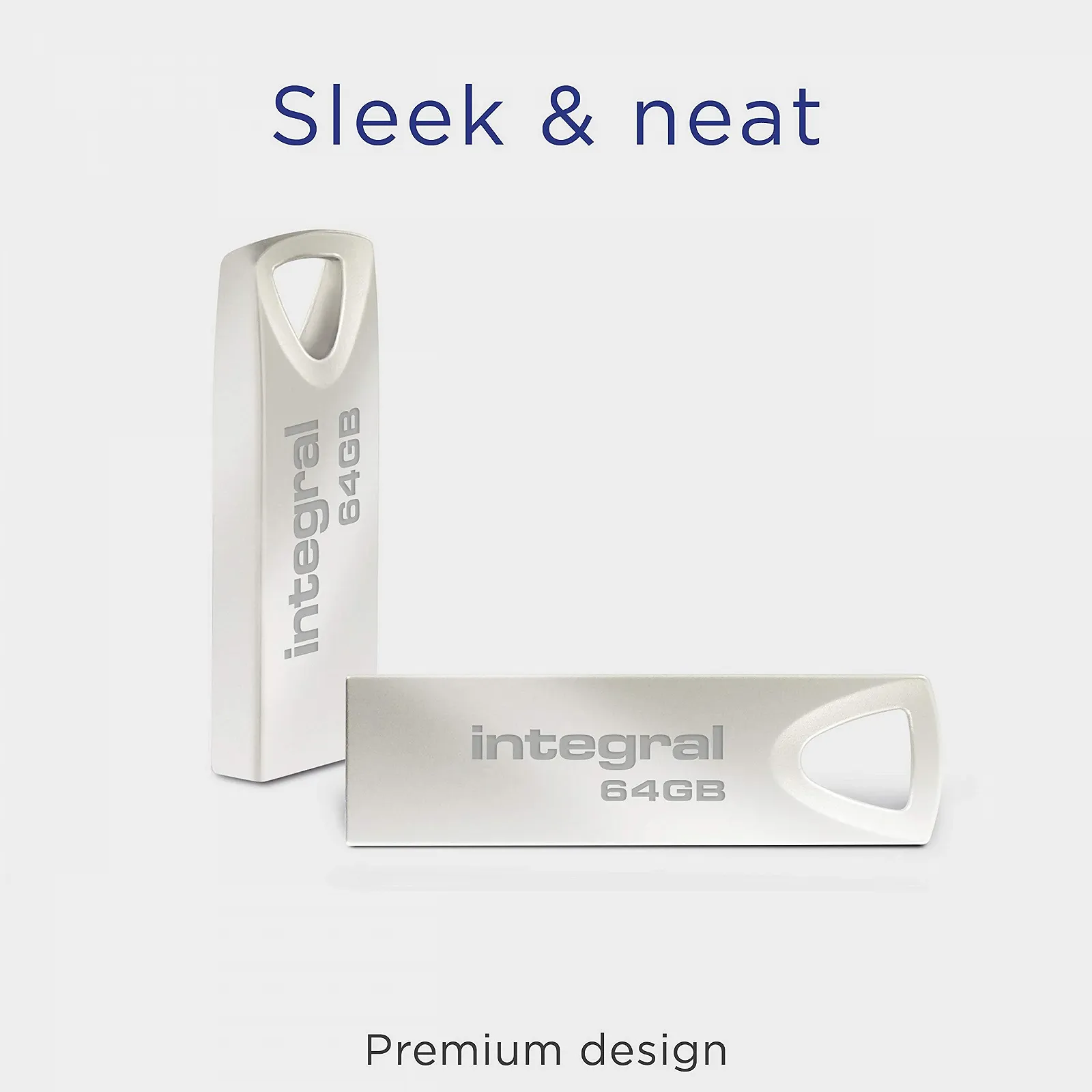 USB накопичувач Integral Arc 64GB USB 2.0 Metal Case, фото №4