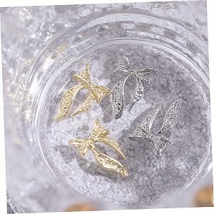 Наклейки для нігтів minkissy, 400 шт, 3D, стрази, скляні шарми, металеві заклепки synthetic.ua - Фото 1