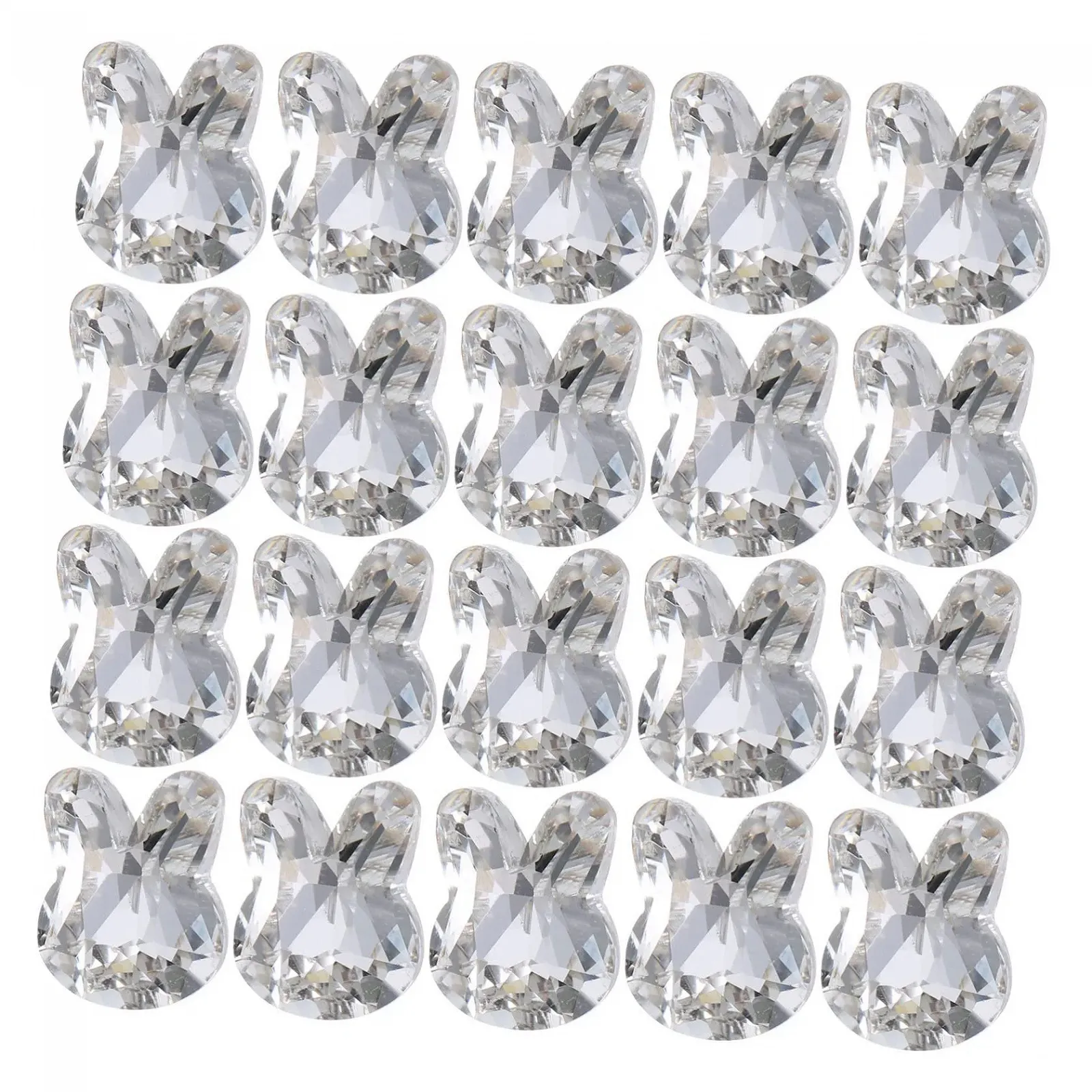 Стразы для ногтей Healvian Кролики 40 шт., фото №8