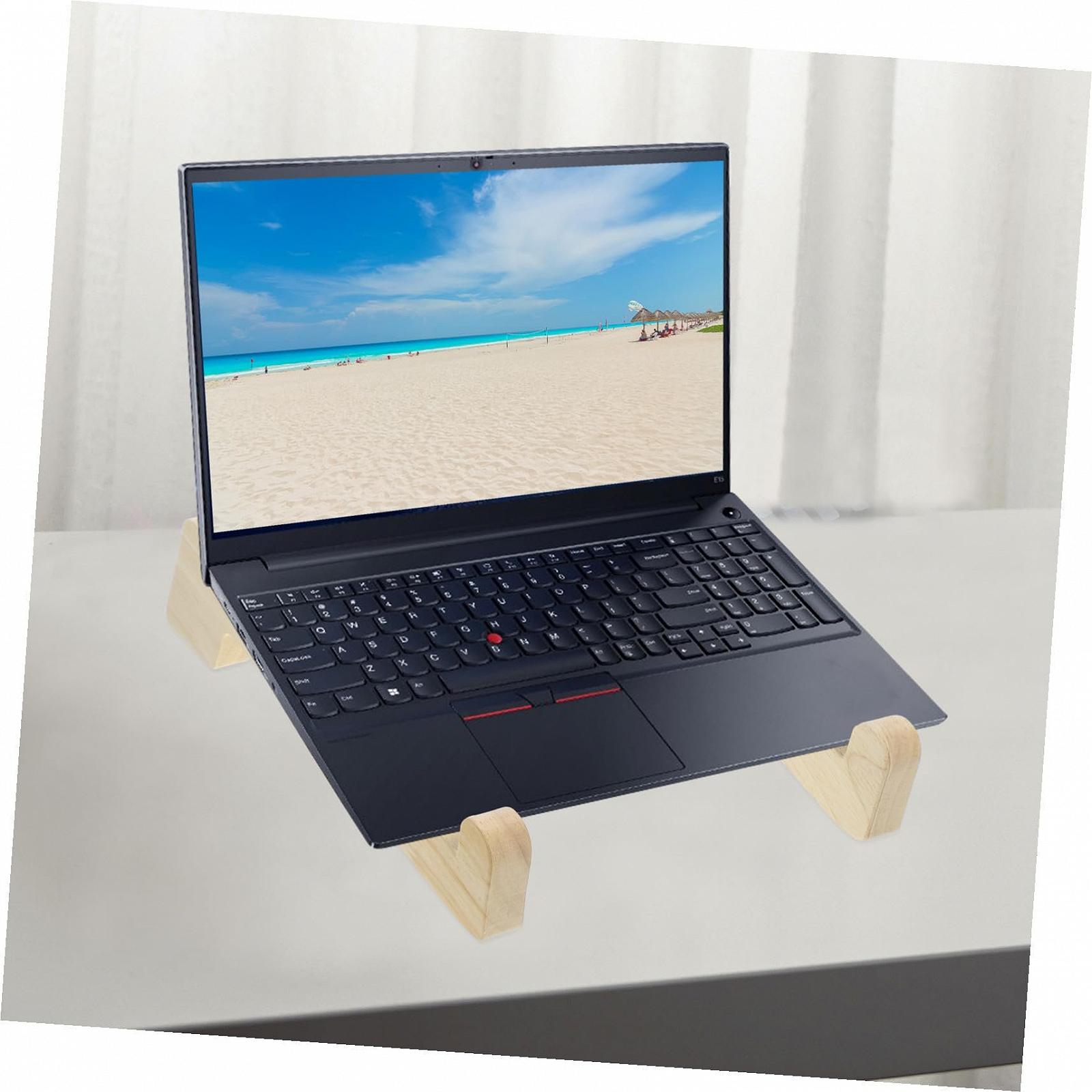 Подставка для ноутбука деревянная TEHAUX, набор 2 шт, фото №7