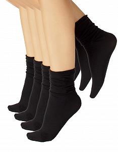 Носки Calzitaly, набор 4/5 пар, без эластичной резинки, непрозрачные, в клетку, женские гольфы, зеленый, телесный цвет, черный, синий, сделано в Италии - Фото 1