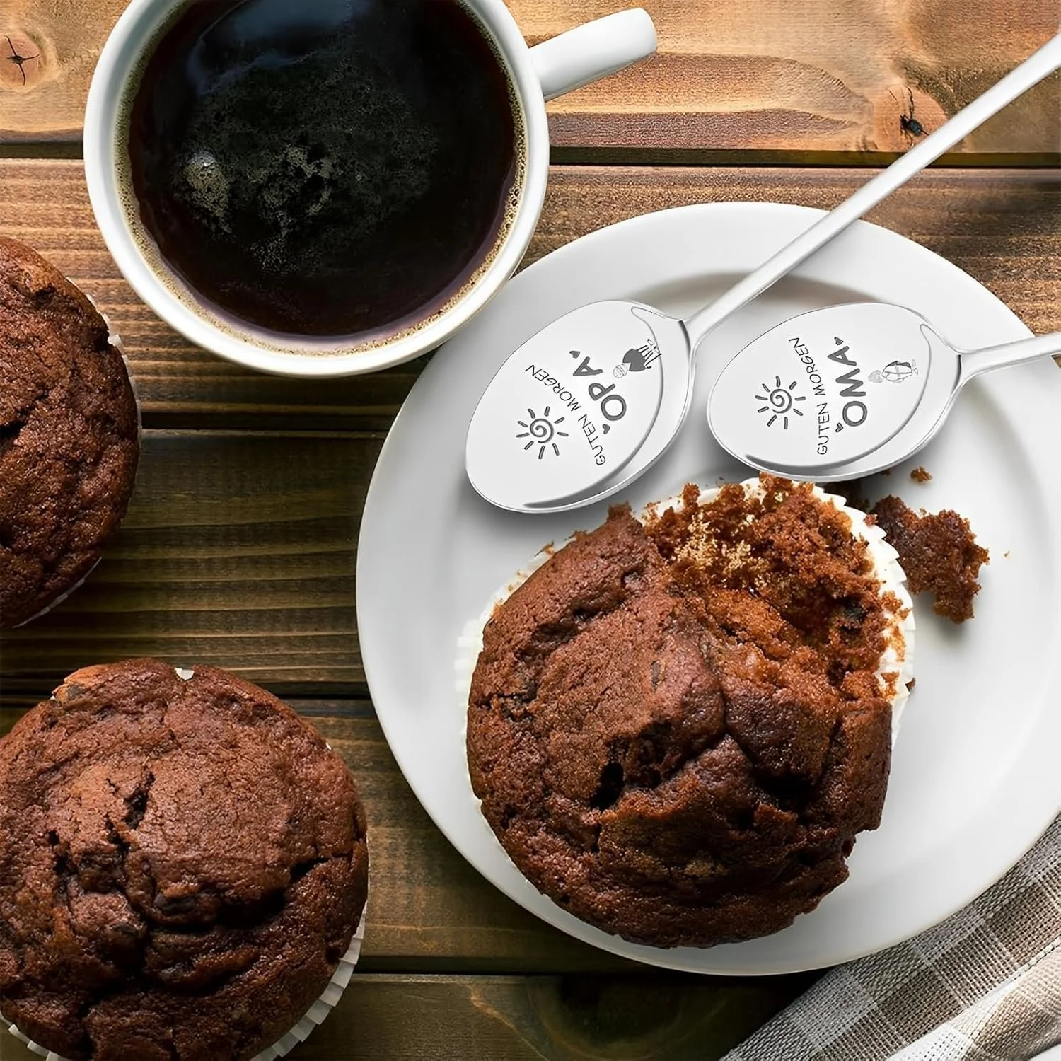 Ложка для кави  19 см, Паковання з 2 шт., фото №7