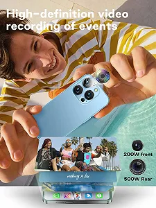 Міні-смартфон YOHOPE 4G 3.88 дюйма HD Dual SIM 1950 mAh Face ID Milk White synthetic.ua - Фото 1