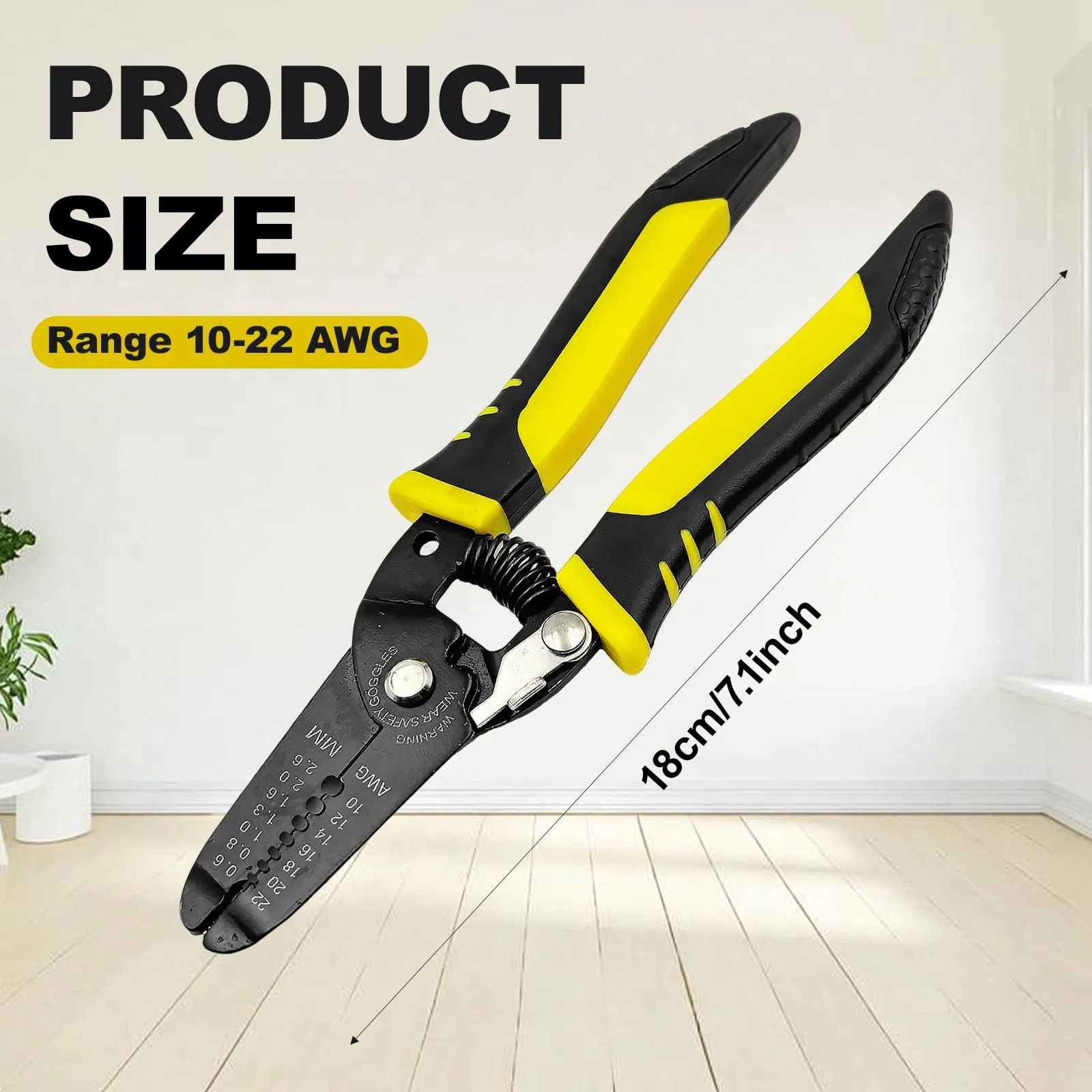 Стриппер 10-22AWG 7" с замком безопасности, фото №2