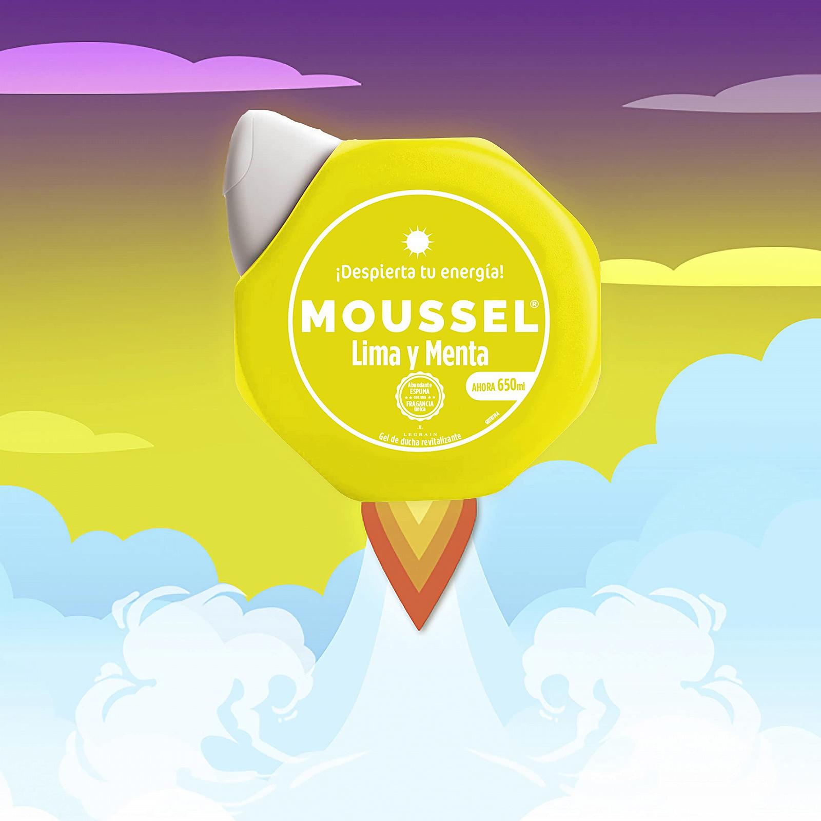 Гель для душу Moussel Lima Menta 650 мл, упаковка 8 шт., фото №5