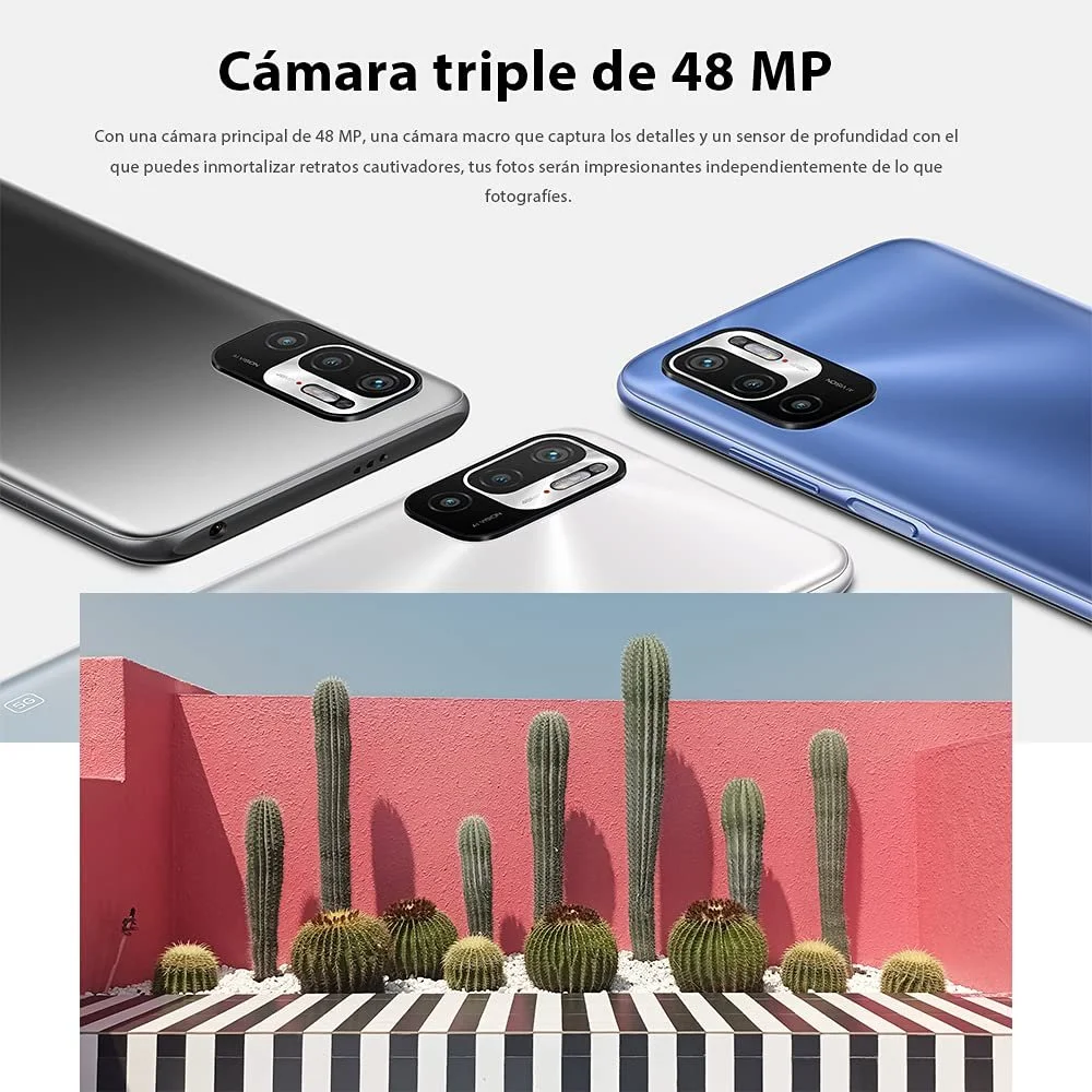 Смартфон Xiaomi Redmi Note 10 5G 128 GB, 4 GB RAM, Dual SIM, Синий, фото №2