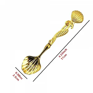 Ложка Falytemow 304 из нержавеющей стали для кофе, чая, десертов, напитков, для смешивания молочных коктейлей synthetic.ua - Фото 1