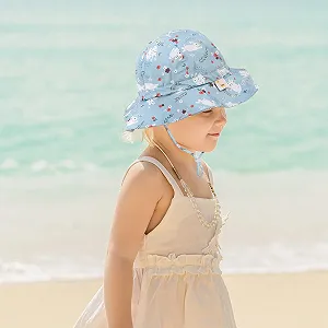 Панама Glücksvogel детская UPF 50+ с широкими полями регулируемая унисекс synthetic.ua - Фото 1