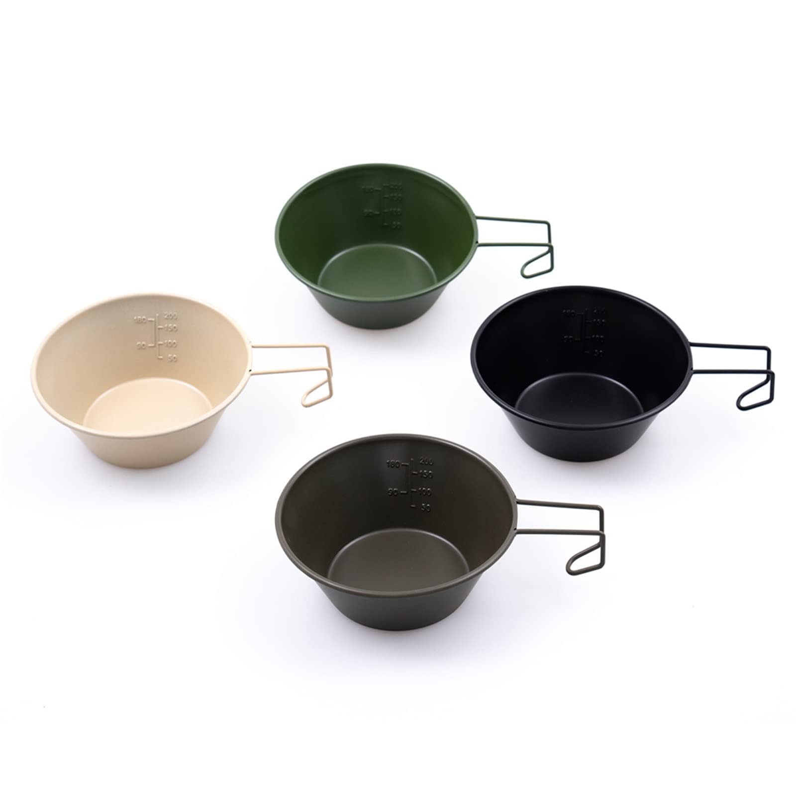 Миска походная FSJMTQTS Sierra Cup, нержавеющая сталь, 16,5 x 4,5 см, коричневая, фото №3