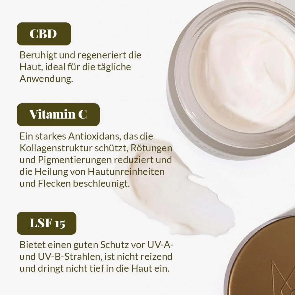 Денний крем Nordic Cosmetic CBD SPF 15 45 мл, фото №2 Денний крем Nordic Cosmetic CBD SPF 15 45 мл, фото №2
