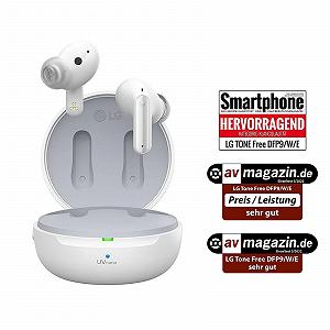 Навушники LG Tone Free DFP9 Вкладки Bluetooth з Активним Шумопоглинанням, Білий synthetic.ua - Фото 1