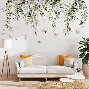 Наклейка на стіну Dokeno Plants Green Leaves - Фото 1