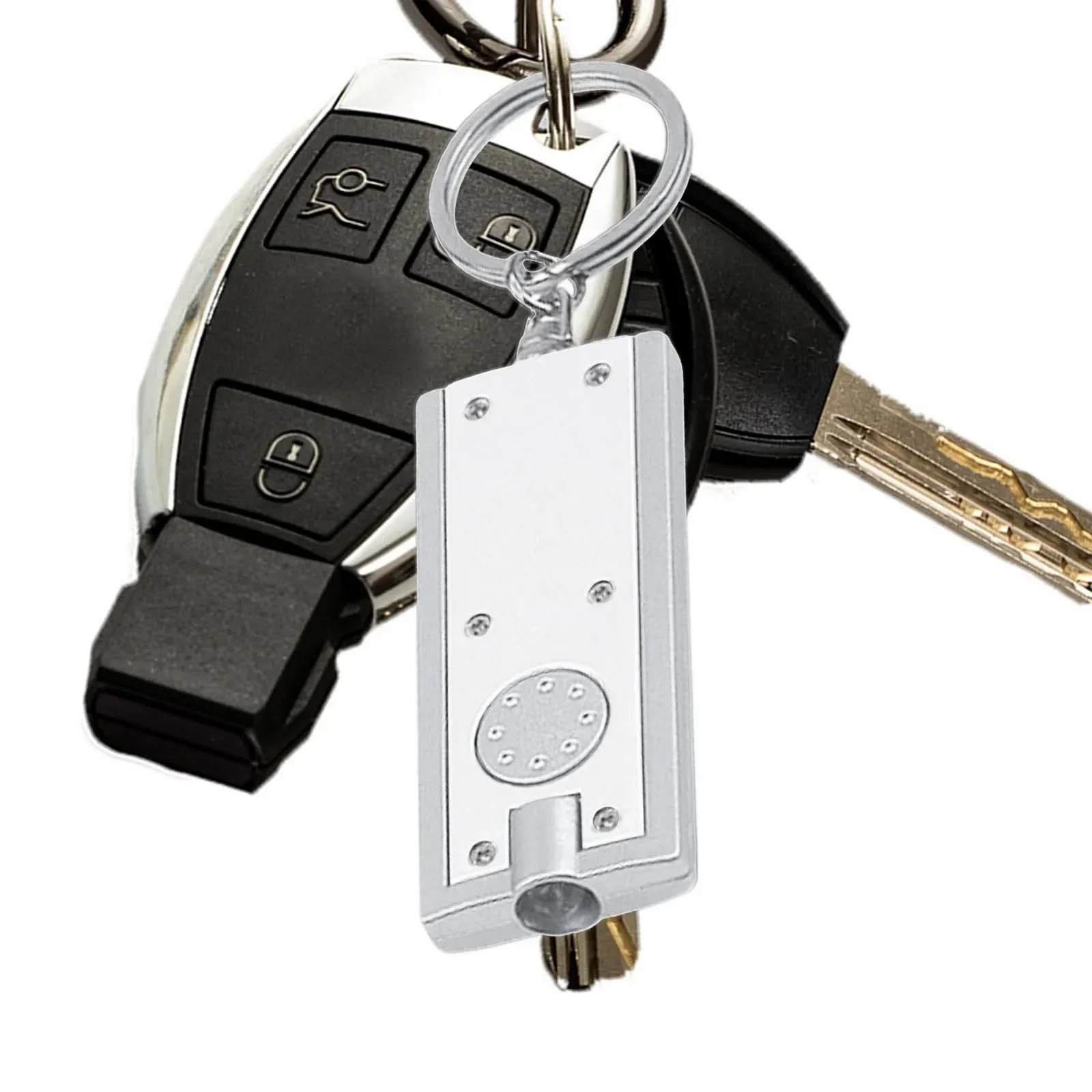 Фонарик Tiny Torch брелок с кольцами, фото №6